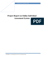 Project Report On Online Individual Assessment System