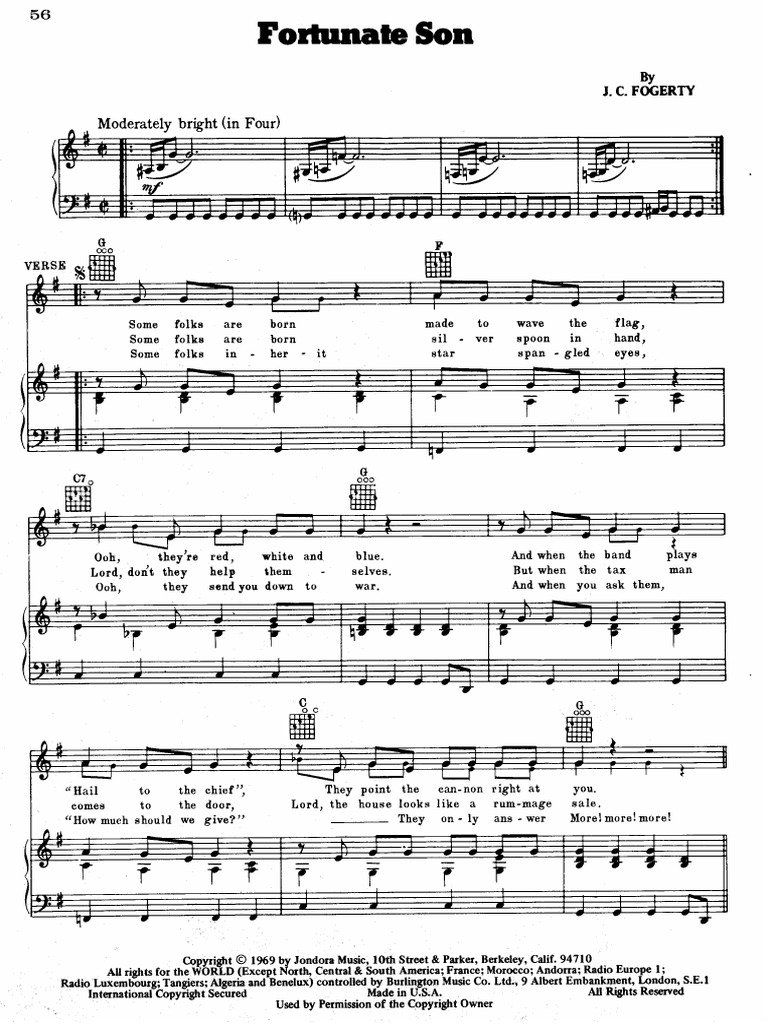 Fortunate Son PDF PDF