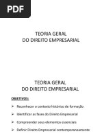 Teoria Geral Do Direito Empresarial - Material de Aula