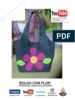 Molde Del Bolso Con Flor