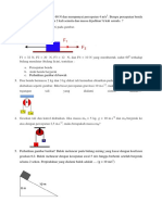 Latihan Soal Hukum Newton