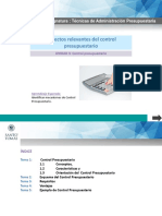 Aspectos Relevantes Del Control Presupuestario