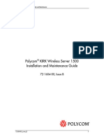 Kirk Wireless Server 1500 72160400 - Issue - B PDF
