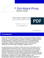 Webinar Gratuito: OWASP Zed Attack Proxy