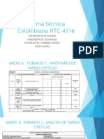 Norma Técnica Colombiana NTC 4116