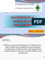 Presentasi Poli MTBS Di PKM Wuryantoro