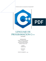 Lenguaje de Programacion C++: "Año de La Lucha Contra La Corrupción y La Impunidad"