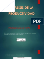 Analisis de La Productividad