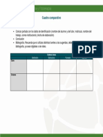 Cuadro Comparativo. Cabeza Ósea