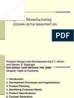 Design For Manufacturing: (Desain Untuk Manufaktur)