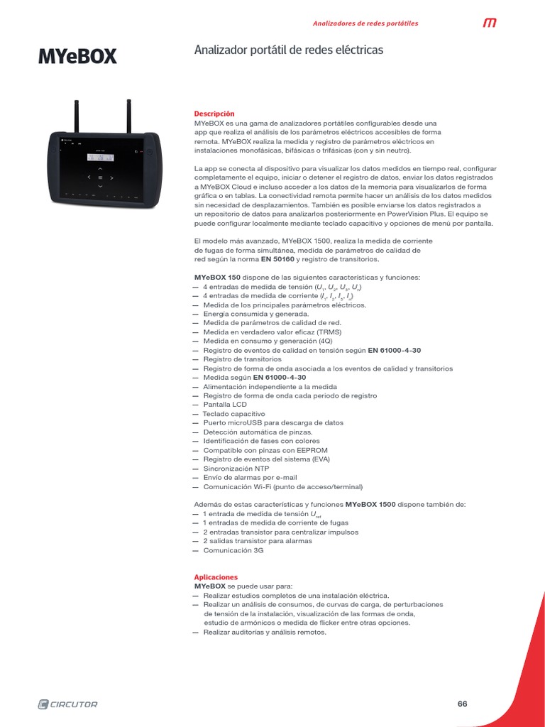 MYEBOX | PDF | Energia electrica | voltaje