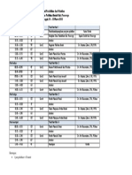 Jadwal Kegiatan Pendidikan Dan Pelatihan