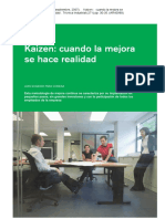 KAIZEN - Cuando La Mejora Se Hace Realidad.