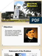 Presentation Title Defense On Evaluating Knowledge Towards The First RIzal Monument