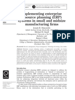 ERP Implementation in SMEs PDF