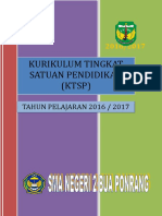 Kurikulum Tingkat Satuan Pendidikan 2016-2017