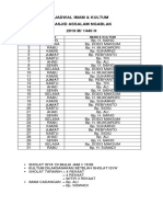 Jadwal Imam