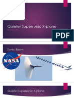 Quieter Supersonic X-Plane