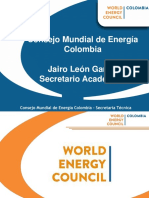 Consejo Mundial de Energía. Jairo León García
