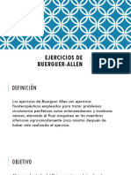 Ejercicios de Buerguer-Allen