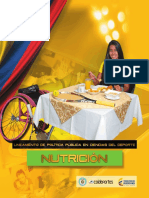 Lineamiento Nutricion Deportiva - PDF 2016 PDF