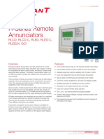 RLCD C - M85005 0128 R Series Remote Annunciators