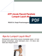 AFP (Acute Flaccid Paralisis) Lumpuh Layuh Akut: RSUD Dr. Drajat Prawiranegara-Serang