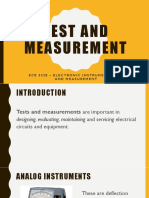 ECE 522 - Electronic Instrumentation and Measurement