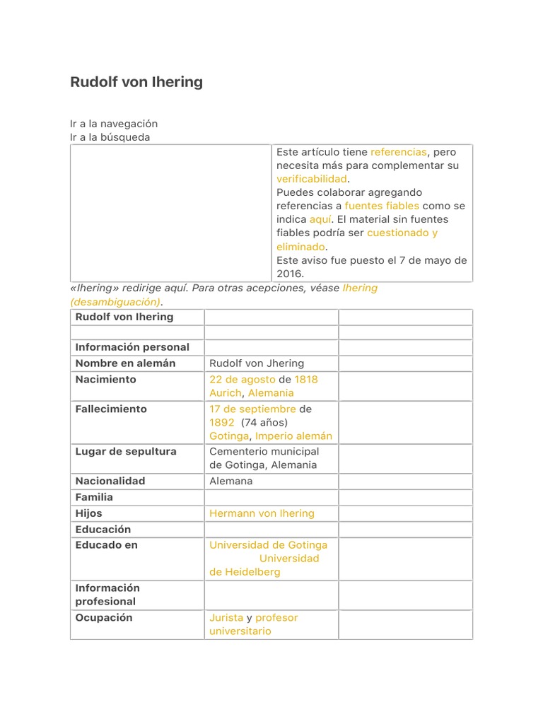 Rudolf Von Ihering PDF | PDF | Principios éticos | Ciencia cognitiva