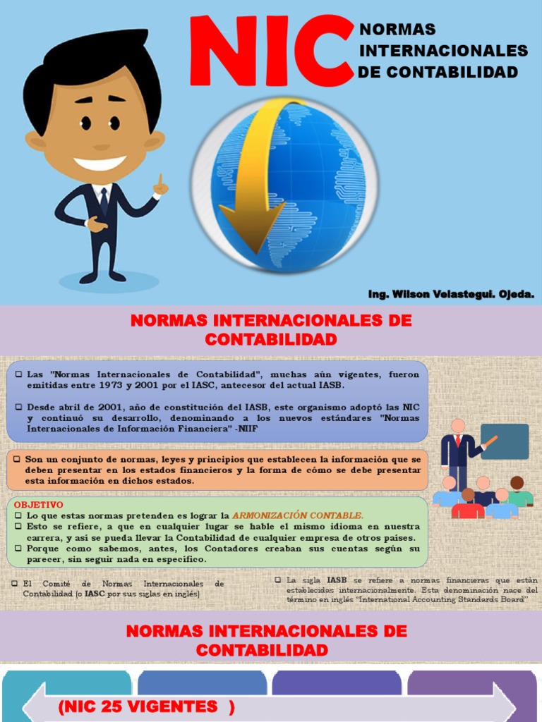 Normas Internacionales De Contabilidad Pdf Contabilidad