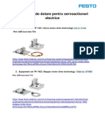 Propunere de Dotare Pentru Servoactionari Electrice: 1. Equipment Set TP 1421: Servo Motor Drive Technology