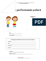 Tabel de Performanță Clasa 1 PDF