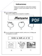 Indicaciones para examinadores