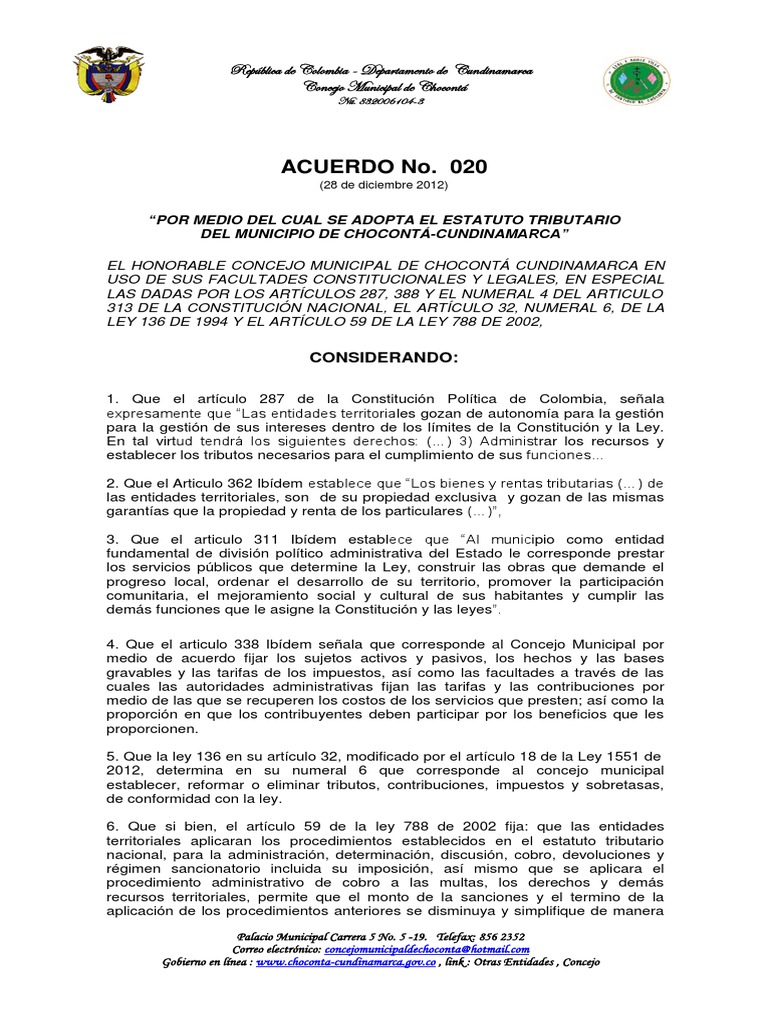 Nuevo Estatuto Tributario Choconta PDF PDF Impuestos Pagos