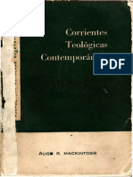 Corrientes Teológicas Contemporáneas - Hugh Ross Mackintosh PDF