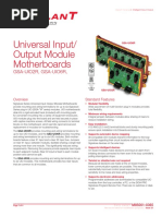 M85001-0365 - Universal Input-Output Module Motherboards