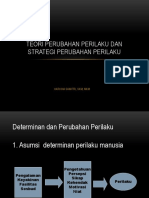 Teori Perubahan Perilaku Dan Strategi Perubahan Perilaku