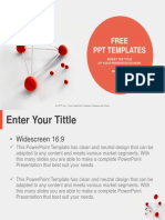 Atom Model Medical PowerPoint Templates Widescreen