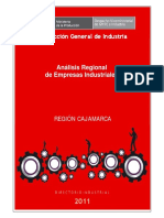 Análisis Regional de Empresas Industriales de Cajamarca