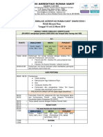 Jadwal Sursim SNARS Edisi 1 - RSP 4 Hari