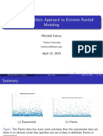 A Fully Probabilistic Approach To Extreme Rainfall Modeling: Mitchell Falcon