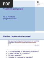 01intro - Brief of Programming Languages NEW