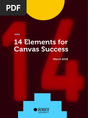 14 Elements Of Rmit Canvas Qa Educational Technology Online