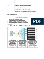 Interferencia de La Luz Por Una Doble Rendija