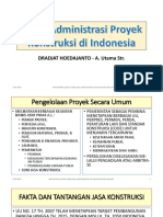 Sistim Administrasi Proyek Konstruksi Di Indonesia PDF