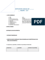 Propuesta Programación Curricular 2017