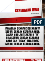 Kesehatan Jiwa - Metode 2 Menit