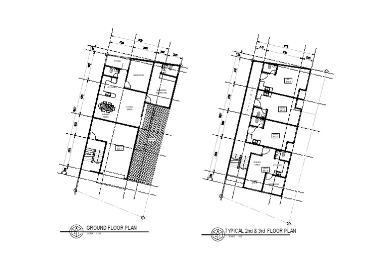 Ground Floor and Unit Layout Plans | PDF | Houses | Room