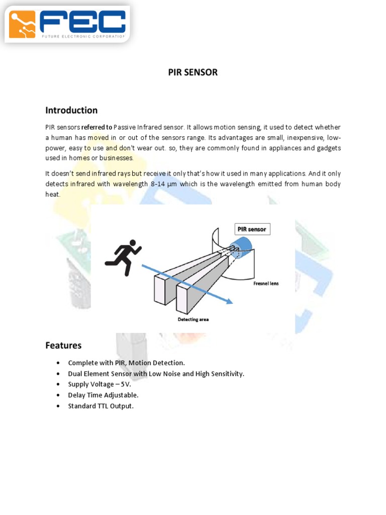 PIR Motion Sensor Guide | PDF