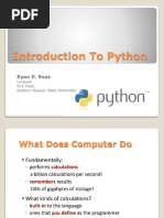 Introduction To Python